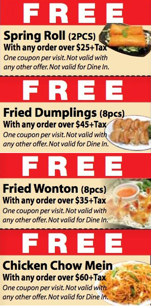 chopsticks coupon